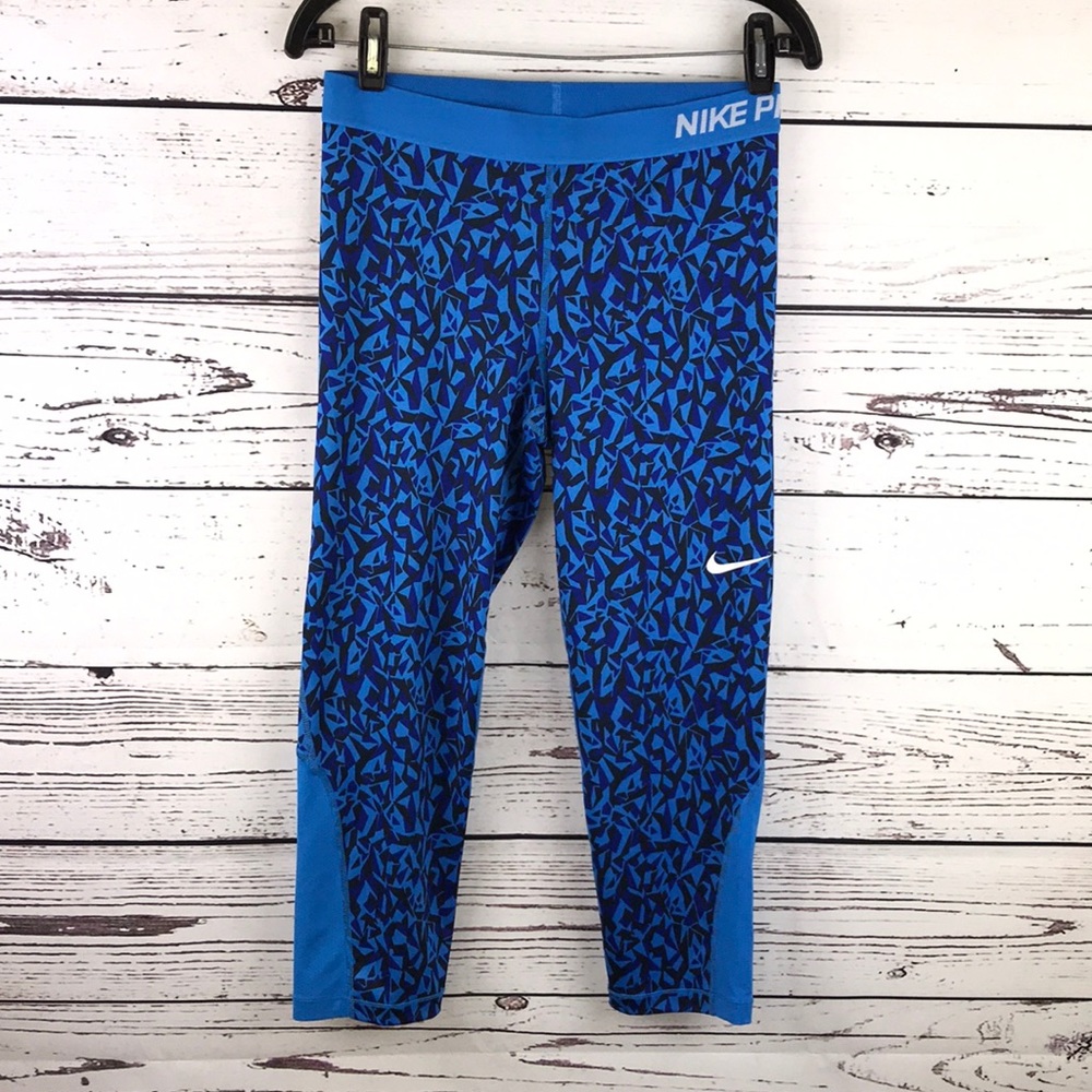 NIKE | PRO DRI-FIT Abstract Cropped Leggings